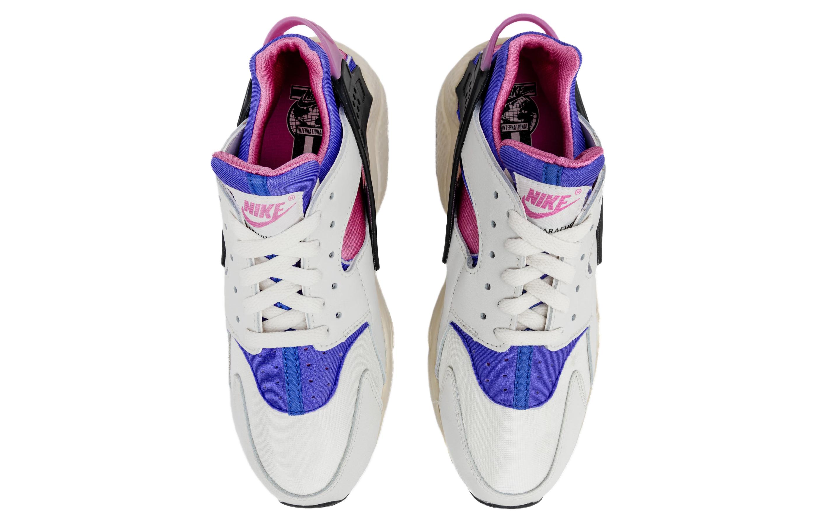 nike huarache blue pink