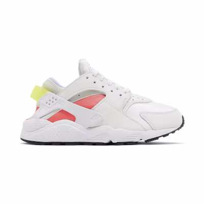 (W) Nike Air Huarache 'White Volt Bright Crimson'