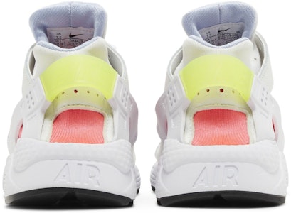 (W) Nike Air Huarache 'Putih Volt Merah Cerah' DH4439-106 Details for (W) Nike Air Huarache 'Putih Volt Merah Cerah' DH4439-106