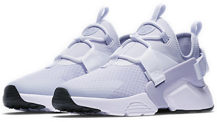 (Women) Nike Air Huarache City Low 'Purple Black White' AH6804-501 Lookbook (Women) Nike Air Huarache City Low 'Purple Black White' AH6804-501