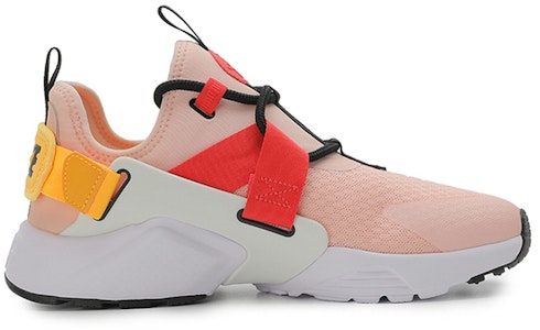 Nike Huarache City Low 拼接運動 低筒 跑步鞋 女款 珊瑚紅 Order Nike Huarache City Low 拼接運動 低筒 跑步鞋 女款 珊瑚紅