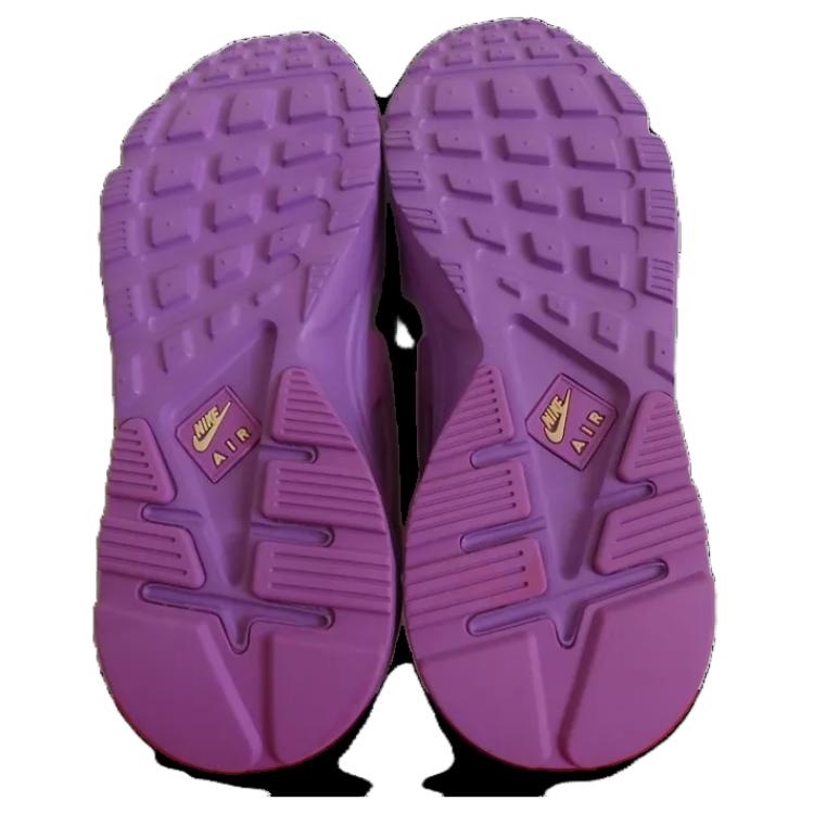 Shop Nike Air Huarache Gladiator QS 圓頭舒適 一字帶涼鞋 男女款 紫色