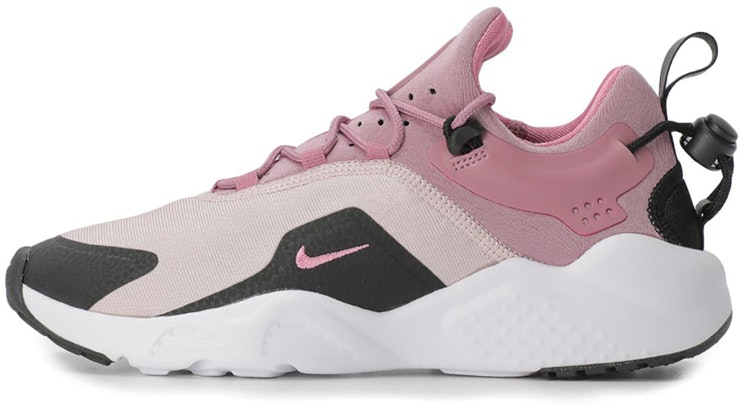 Women Nike Air Huarache Run Low Black Pink AO3172 603 AO3172