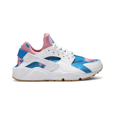 (W) Nike Air Huarache Run Print 'White Blue Nebula'