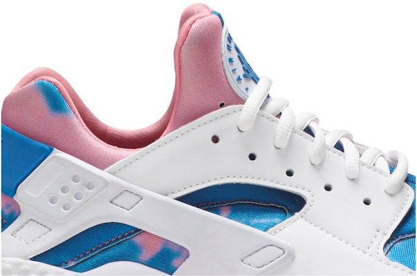 (Women) Nike Air Huarache Run Print 'White Blue Nebula' AQ0551-100 Order (Women) Nike Air Huarache Run Print 'White Blue Nebula' AQ0551-100