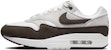 (W) Nike Air Max 1 'Baroque Brown' Lelaki Wanita Kasut Retro Kasual Sneakers DZ2628-004