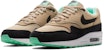 (W) Nike Air Max 1 'Desert Green Glow' Lelaki/Perempuan Kasut 319986-206
