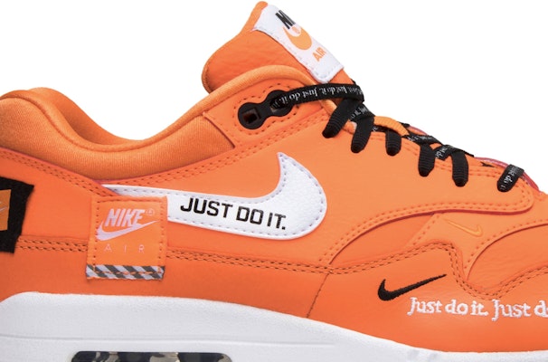(Wanita) Nike Air Max 1 'Just Do It Oren' 917691-800 Order (Wanita) Nike Air Max 1 'Just Do It Oren' 917691-800