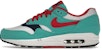 (W) Nike Air Max 1 'Retro Sport Red' Merah Sukan Retro 319986-400