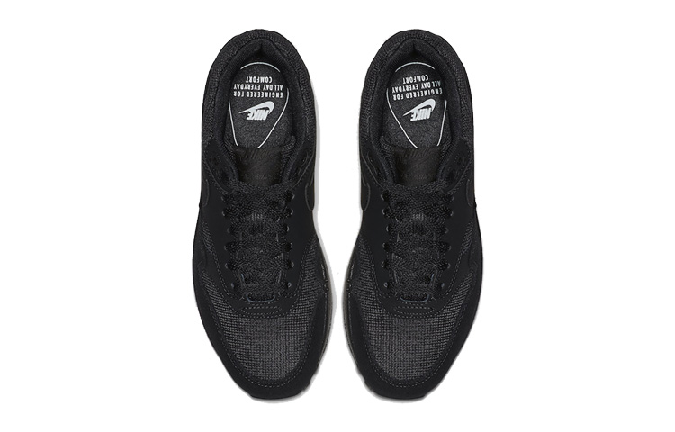 Lookbook (W) Nike Air Max 1 'Triple Black' Hitam Seluruhnya 319986-045