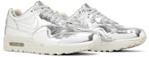Cheap (Wanita) Nike Air Max 1 Perak Cair 616170-090