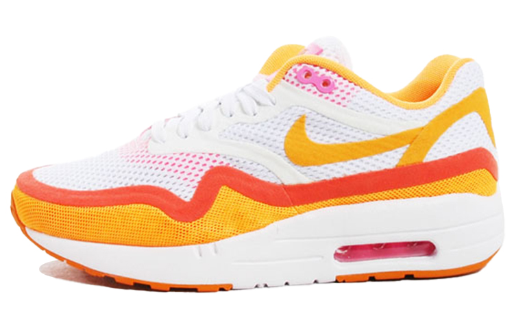 Buy (W) 나이키 에어맥스 1 로우 '화이트 오렌지' 644443-101