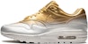 (Wanita) Nike Air Max 1 LX Emas Metalik Platinum Metalik 917691-700