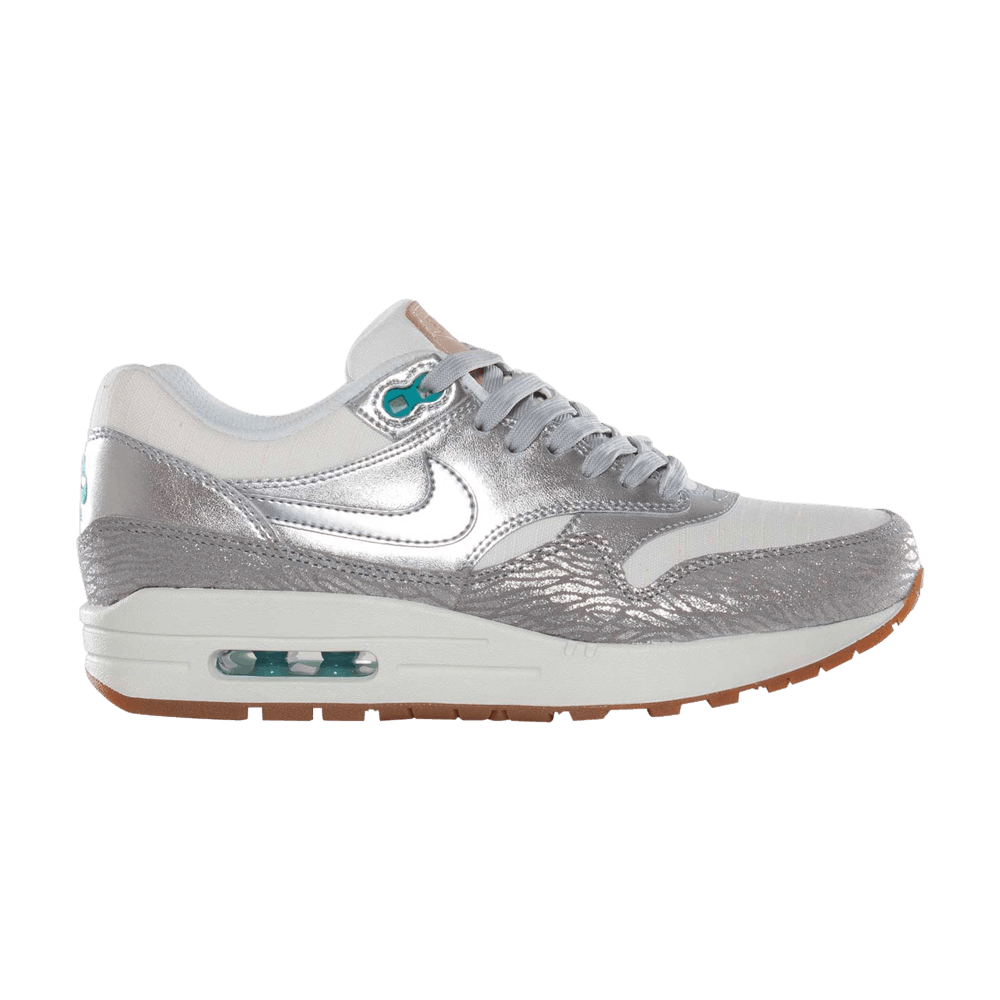 (Women) Nike Air Max 1 Premium 'Sail Metallic Silver Gum' 454746-101