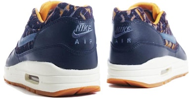 Nike Air Max 1 PRM 復古 低幫 跑步鞋 女款 藍黃色 Shop Nike Air Max 1 PRM 復古 低幫 跑步鞋 女款 藍黃色