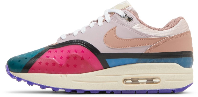 (W) Nike Air Max 1 PRM 'Plum Fog Fossil Rose' Sepatu Sneakers Wanita. DV2301-501 Lookbook (W) Nike Air Max 1 PRM 'Plum Fog Fossil Rose' Sepatu Sneakers Wanita. DV2301-501