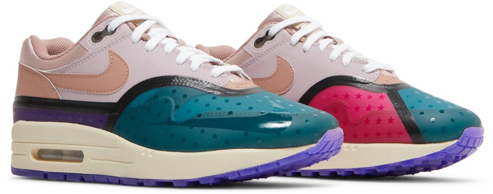 (W) Nike Air Max 1 PRM 'Plum Fog Fossil Rose' Sepatu Sneakers Wanita. DV2301-501 Cheap (W) Nike Air Max 1 PRM 'Plum Fog Fossil Rose' Sepatu Sneakers Wanita. DV2301-501