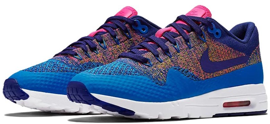 (W) Nike Air Max 1 Ultra Flyknit 'Royal Pink Blast' Mujer 843387-400 Lookbook (W) Nike Air Max 1 Ultra Flyknit 'Royal Pink Blast' Mujer 843387-400