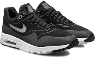 Nike Air Max 1 Ultra Moire 減震耐磨 低筒 生活休閒鞋 女款 黑色 Lookbook Nike Air Max 1 Ultra Moire 減震耐磨 低筒 生活休閒鞋 女款 黑色