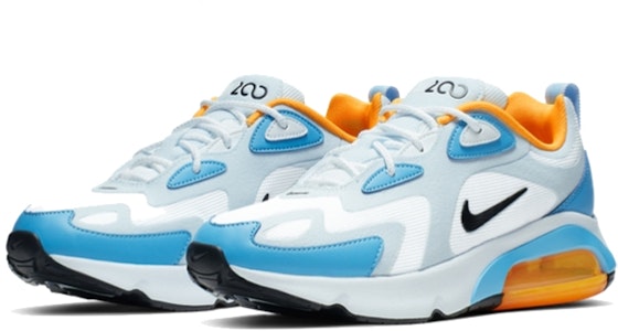 耐吉 Air Max 200 經典休閒 低筒 跑步鞋 女款 白藍色 Lookbook 耐吉 Air Max 200 經典休閒 低筒 跑步鞋 女款 白藍色