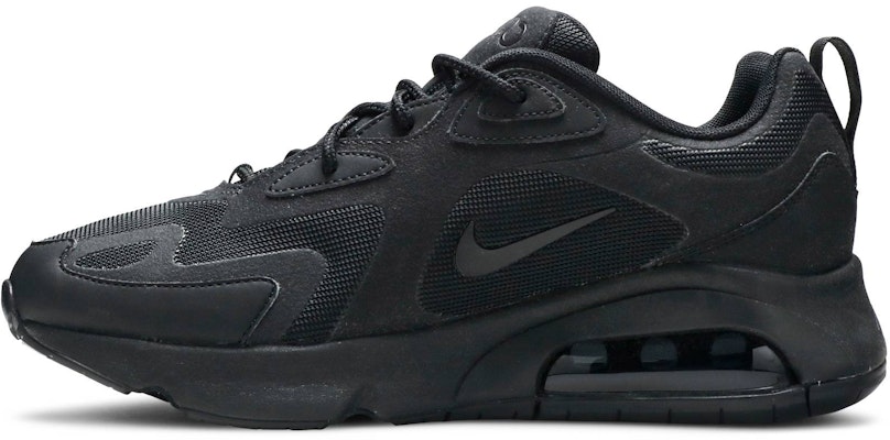 (Women) Nike Air Max 200 'Triple Black' AT6175-003 Lookbook (Women) Nike Air Max 200 'Triple Black' AT6175-003