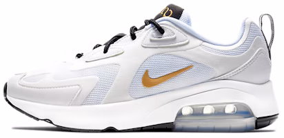 (Women) Nike Air Max 200 'White Metallic Gold' AT6175-102 (Women) Nike Air Max 200 'White Metallic Gold' AT6175-102