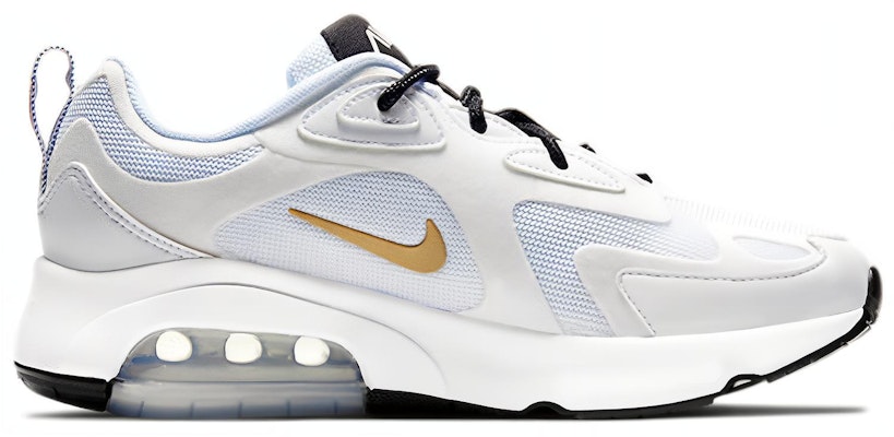 (W) 耐克Air Max 200 白金白色金属 AT6175-102 Order (W) 耐克Air Max 200 白金白色金属 AT6175-102