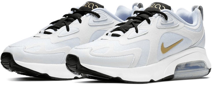 (W) Nike Air Max 200 'Putih Emas Metalik' AT6175-102 Lookbook (W) Nike Air Max 200 'Putih Emas Metalik' AT6175-102
