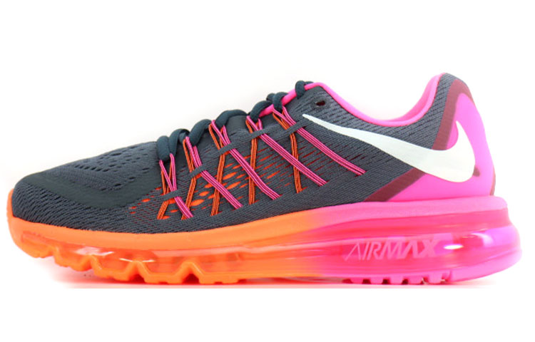(Women) Nike Air Max 2015 'Classic Charcoal Pink Pow Orange' 698903-002