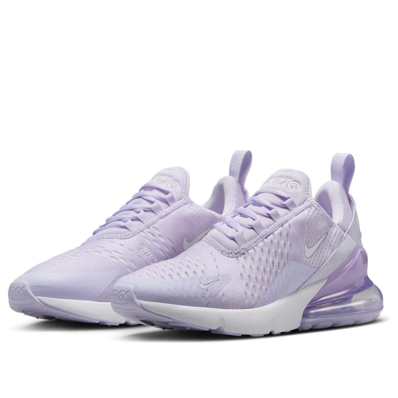 Lookbook (W) 나이키 에어 맥스 270 자수정 틴트 화이트 AH6789-502
