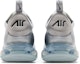Details for (W) Nike Air Max 270 Platinum Light Smoke Grey Silver Hitam AH6789-018