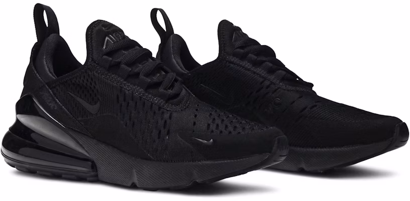Womens nike air max 270 triple black Outlet