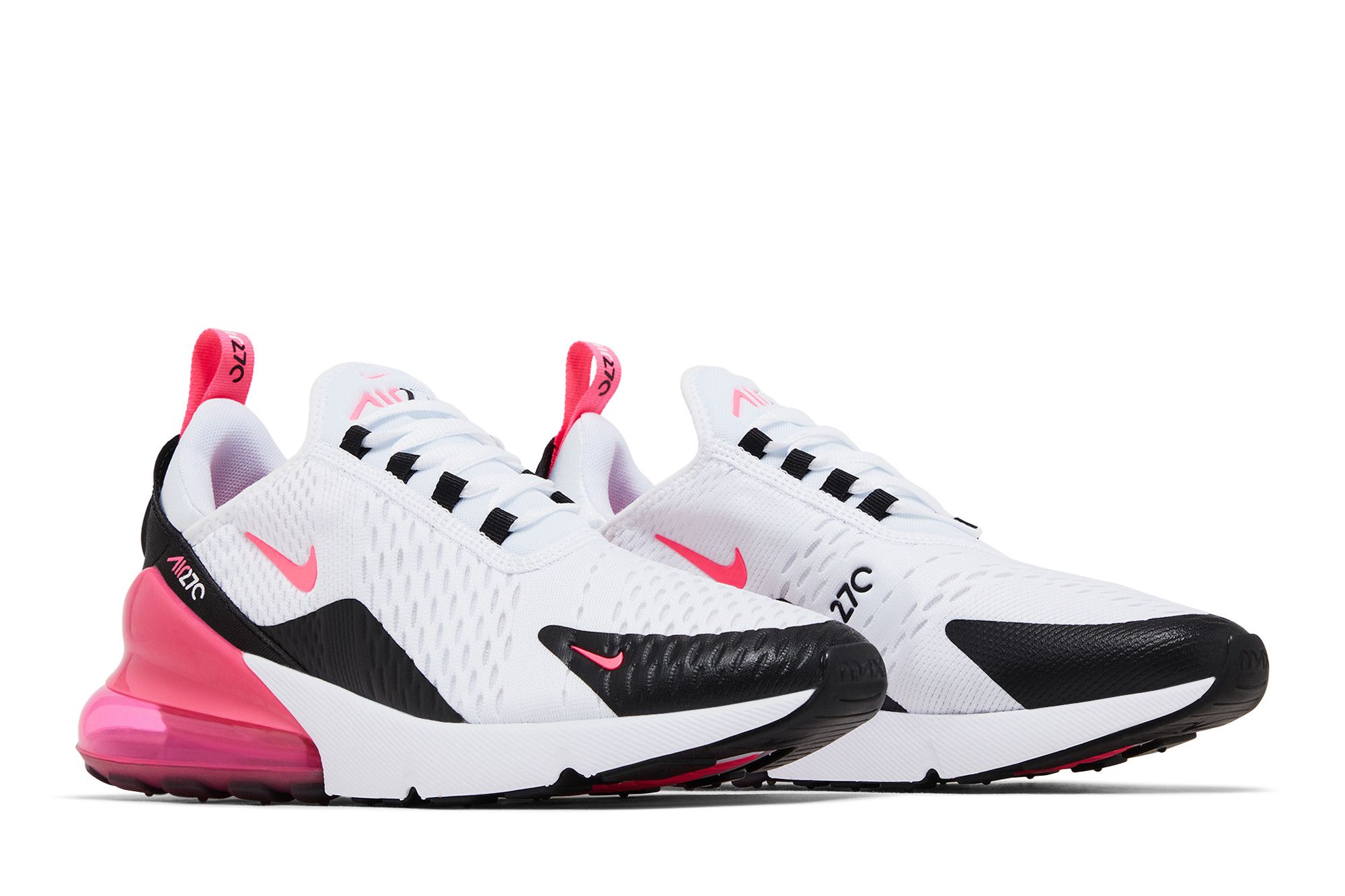 Cheap (W) ナイキ エア マックス 270 ホワイト ブラック ハイパーピンク AH6789-127