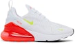 Buy (W) ナイキ エア マックス 270 "白/赤/黄緑" (Nike Ea Makkusu 270 "Shiro/Aka/KiiroMidori") AH6789-114