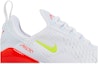 Order (W) ナイキ エア マックス 270 "白/赤/黄緑" (Nike Ea Makkusu 270 "Shiro/Aka/KiiroMidori") AH6789-114