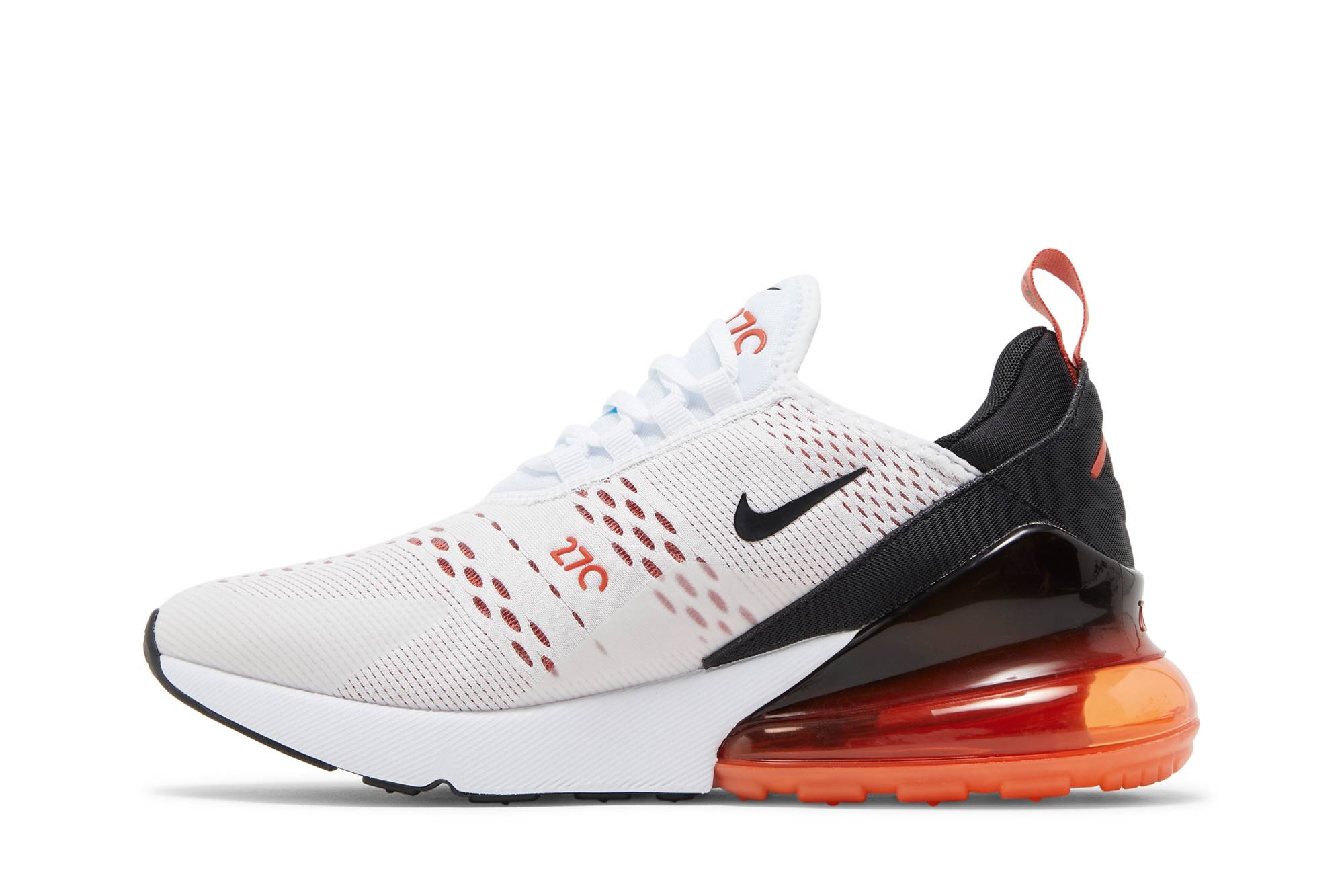 Lookbook (W) 耐克Air Max 270 白色橙色咒语 DZ4439-100