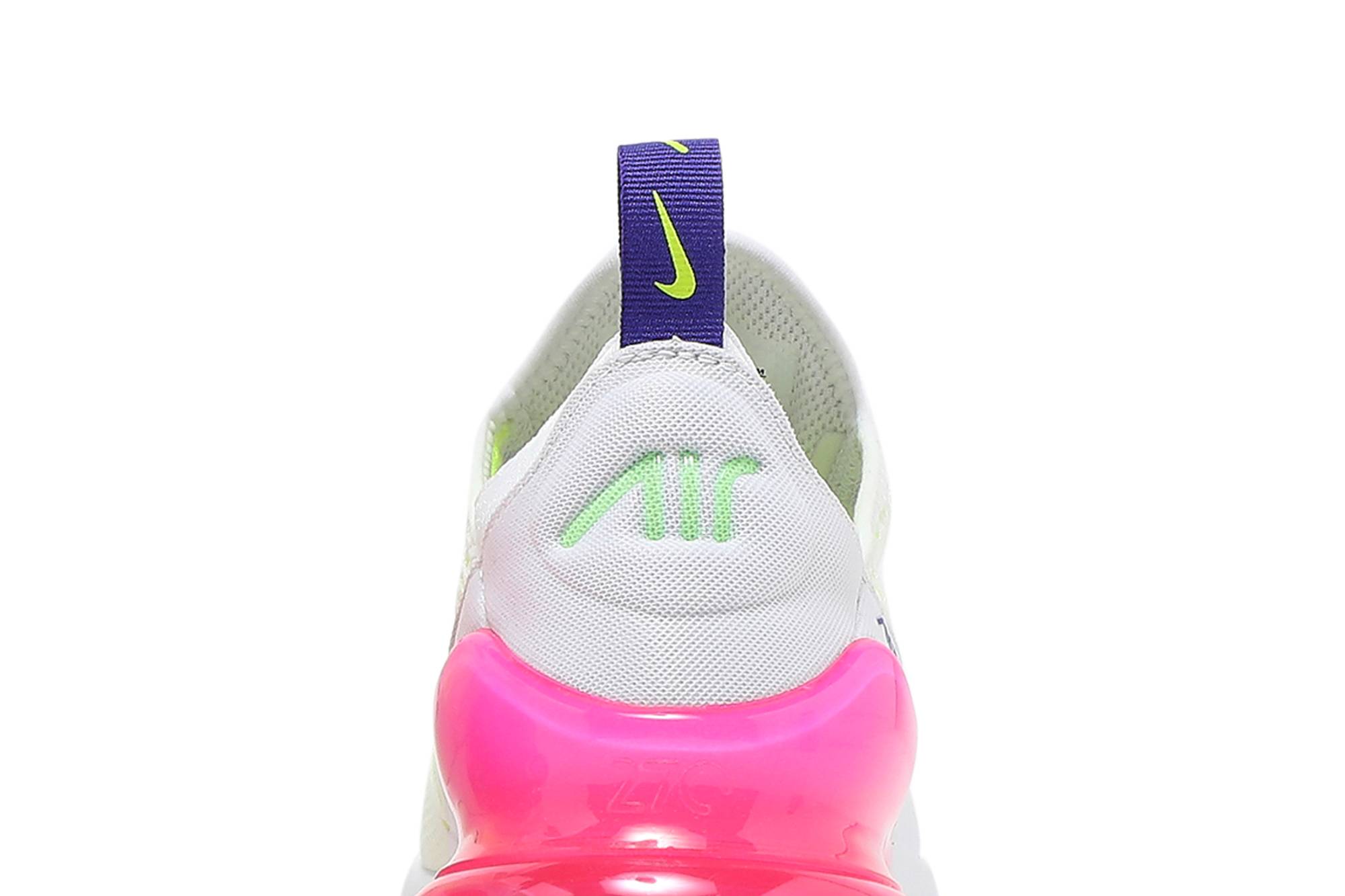 Sizing (W) Nike Air Max 270 'Putih Pink Blast Volt' DH0252-100