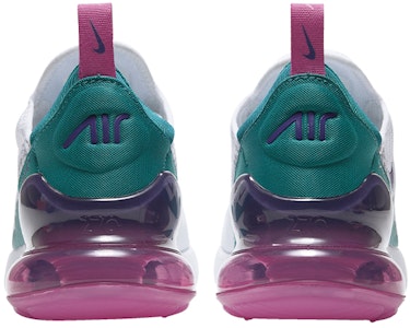 (W) 耐克Air Max 270 '白色电紫' CW7061-100 Lookbook (W) 耐克Air Max 270 '白色电紫' CW7061-100