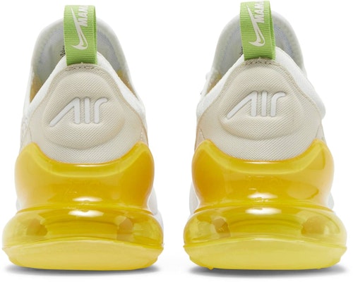 (W) Nike Air Max 270 'Putih Kuning Menyala' DV2184-100 Details for (W) Nike Air Max 270 'Putih Kuning Menyala' DV2184-100