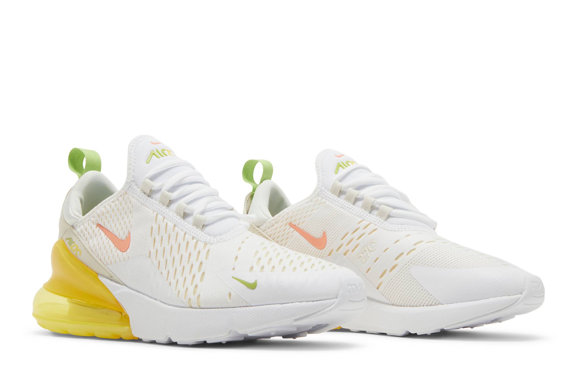 Cheap (W) Nike Air Max 270 'Blanco Amarillo Strike' DV2184-100