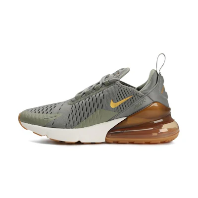 (W) Nike Air Max 270 Dark Stucco Metallic Gold