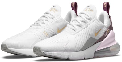 Nike Air Max 270 Essential 防滑減震 低筒 運動跑步鞋 女款 白灰粉 Lookbook Nike Air Max 270 Essential 防滑減震 低筒 運動跑步鞋 女款 白灰粉