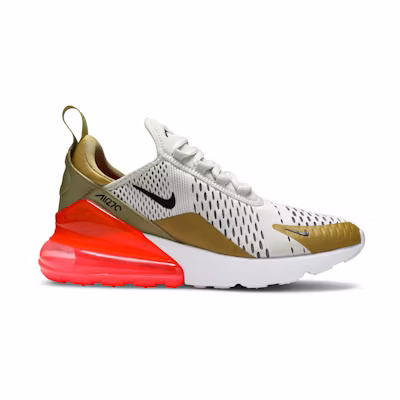 (W) Nike Air Max 270 Flat Gold