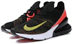 Lookbook (女鞋)Nike Air Max 270 Flyknit 黑色/亮深紅色/鮮黃 配色 AH6803-003