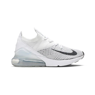 (W) Nike Air Max 270 Flyknit White Black