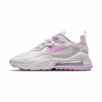 (W) Nike Air Max 270 React 'White Fuchsia Glow Platinum Violet'