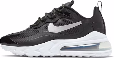 (Women) Nike Air Max 270 React 'Black Metallic Silver' CT3426-001 (Women) Nike Air Max 270 React 'Black Metallic Silver' CT3426-001