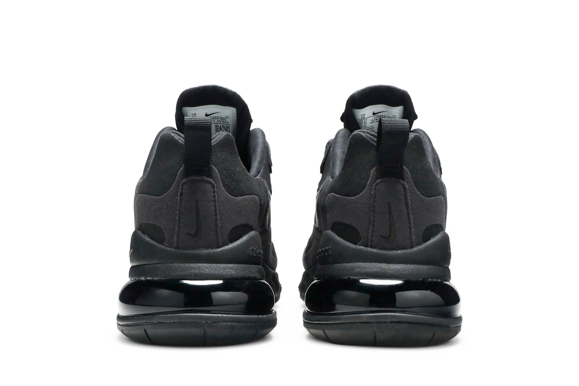 Details for (W) Nike Air Max 270 React 'Hitam Abu Minyak' CI3899-003