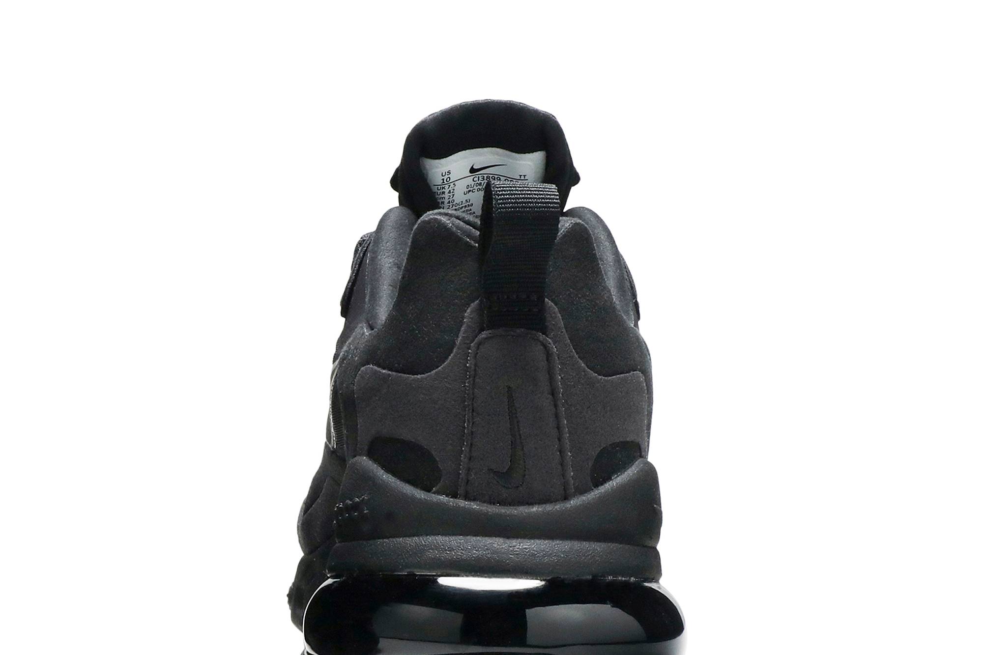 Buy Women Nike Air Max 270 React Black Oil Grey CI3899 003 Novelship