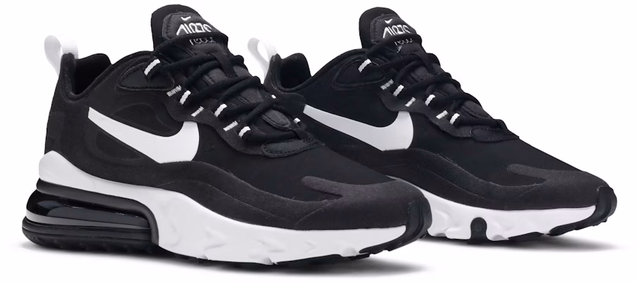 Nike Air Max 270 React 低筒 跑步鞋 女款 黑白 Cheap Nike Air Max 270 React 低筒 跑步鞋 女款 黑白